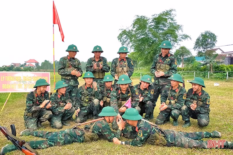 Những “hạt giống đỏ” trong huấn luyện chiến sĩ mới ở Hà Tĩnh