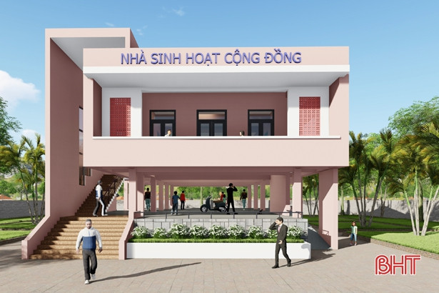 Formosa Hà Tĩnh ủng hộ 2 tỷ đồng xây nhà văn hóa cộng đồng kết hợp tránh bão, lũ
