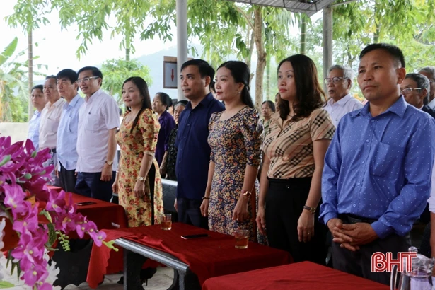 Khánh thành công trình tôn tạo nhà thờ Lê Khắc Phục ở Vũ Quang