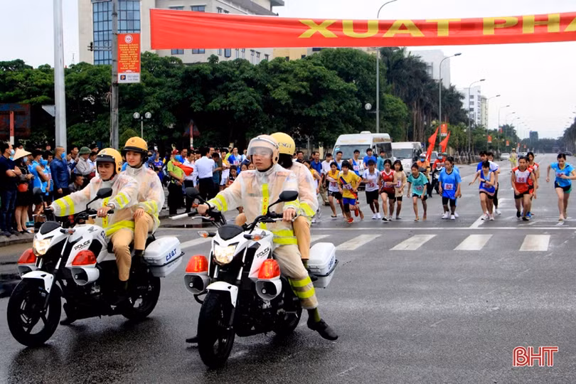 Thành phố Hà Tĩnh nhất toàn đoàn Giải Việt dã toàn tỉnh năm 2021