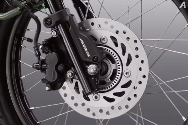 Honda CT125 màu Safari Green nhìn độc đáo