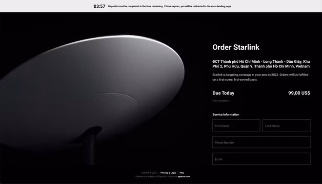 Internet “trên trời” của Elon Musk mở đăng ký tại Việt Nam