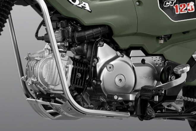 Honda CT125 màu Safari Green nhìn độc đáo