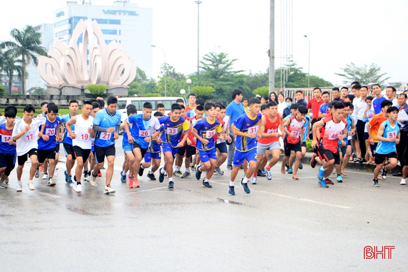 Thành phố Hà Tĩnh nhất toàn đoàn Giải Việt dã toàn tỉnh năm 2021
