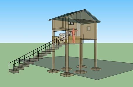 Tùy theo nhu cầu sử dụng mà người dân có thể chọn cho mình mô hình phù hợp nhưng giá thành xây dựng chỉ chênh lệch trong khoảng 10 triệu đồng