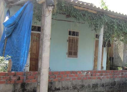 Căn nhà của chị Tăng được hỗ trợ 6 triệu đồng