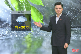 Dự báo thời tiết Hà Tĩnh ngày 9/2: Mưa nhiều nơi, trời rét