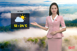 Dự báo thời tiết Hà Tĩnh ngày 28/11: Trời nắng nhẹ, nhiệt độ dao động từ 12 - 24 độ C
