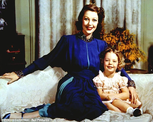 Loretta Young và con gái Judy Lewis.