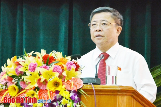 Kỳ họp lần thứ 14 HĐND tỉnh Hà Tĩnh khóa XVI thành công tốt đẹp ảnh 4 Kỳ họp lần thứ 14 HĐND tỉnh Hà Tĩnh khóa XVI thành công tốt đẹp ảnh 4