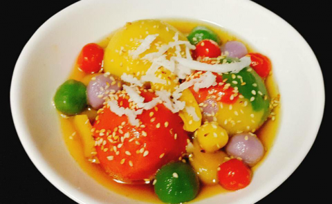 che troi nuoc ngu sac voi vo banh hoan toan tu rau cu