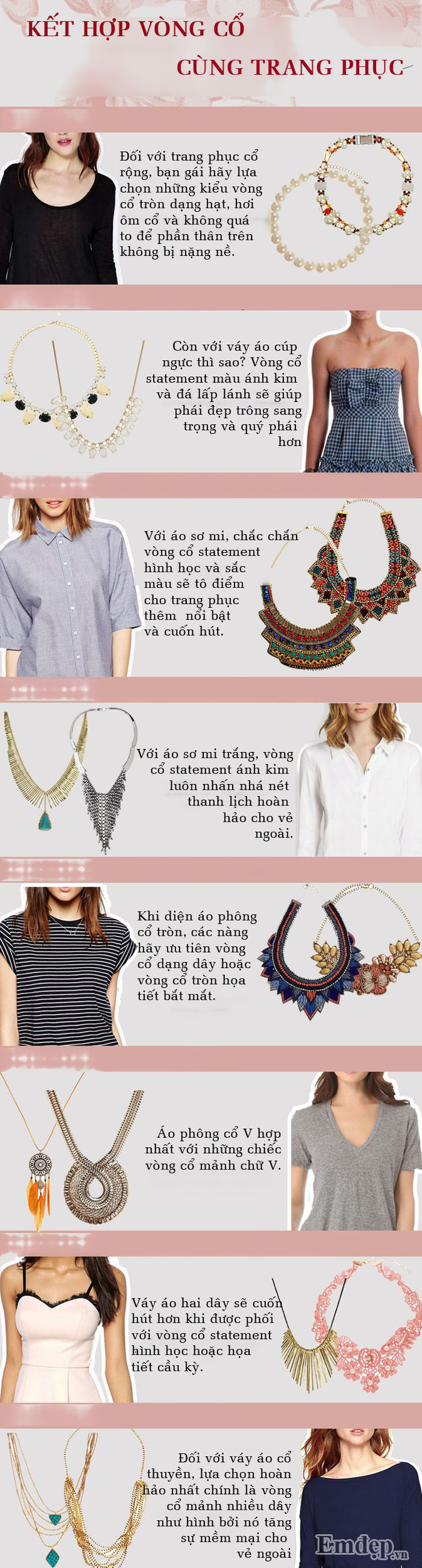 muon deo vong co dep phai thuoc long 8 quy tac nay