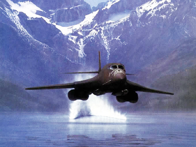 can canh vat nem bom b 1 lancer