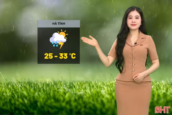 Dự báo thời tiết Hà Tĩnh ngày 25/7: Đêm mưa rào, ngày nắng gián đoạn