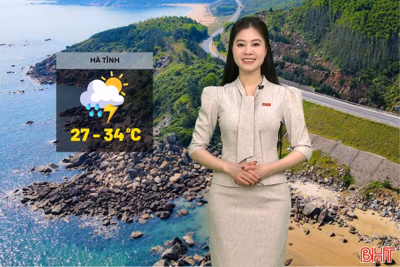 Dự báo thời tiết Hà Tĩnh ngày 30/5: có mưa rào và dông rải rác, ngày nắng