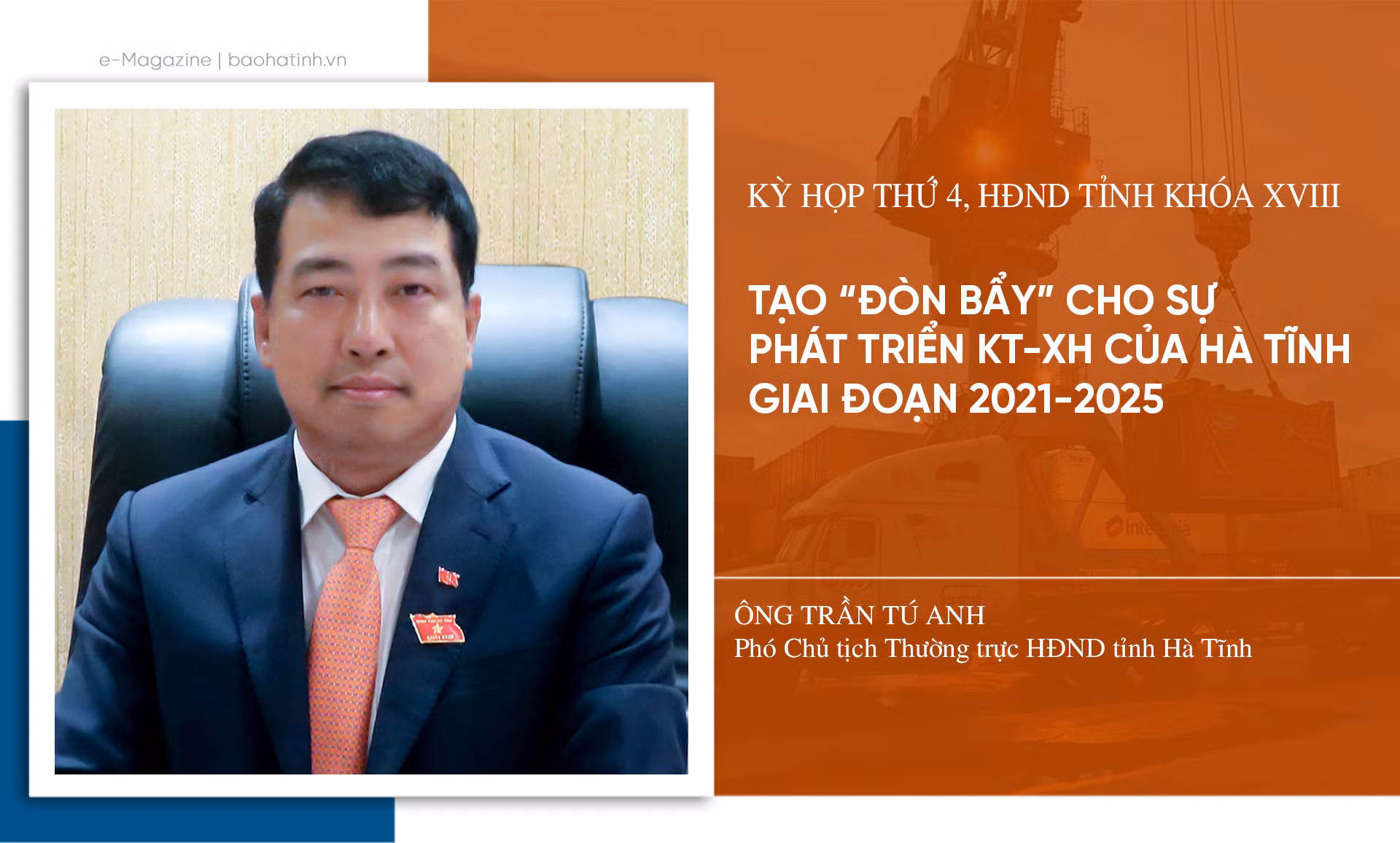 Kỳ họp thứ 4, HĐND tỉnh khóa XVIII tạo “đòn bẩy” cho sự phát triển KT-XH của Hà Tĩnh giai đoạn 2021-2025
