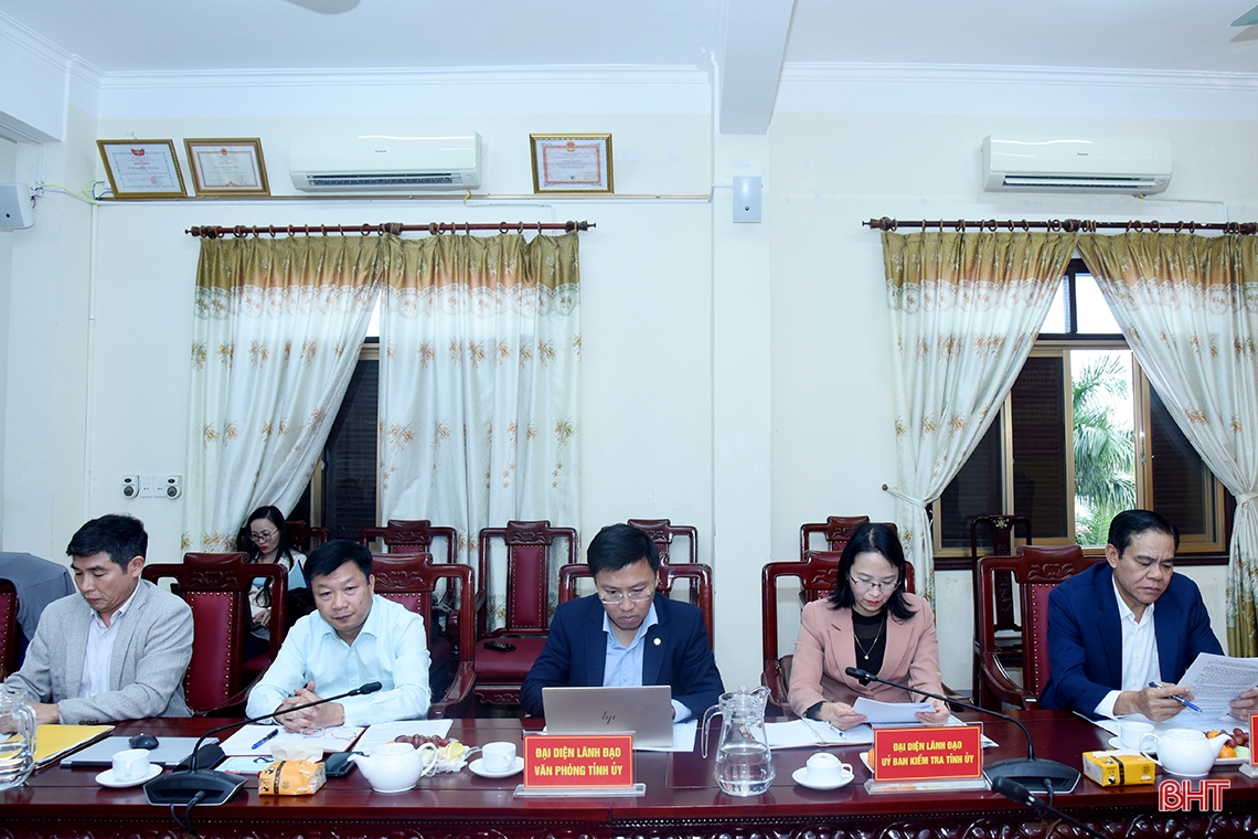 Sở TN&MT Hà Tĩnh kiểm điểm tập thể, cá nhân lãnh đạo, quản lý năm 2022