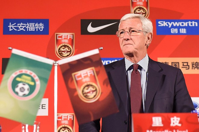 Trung Quốc cậy nhờ HLV Lippi đưa nền bóng đá nước nhà "hóa rồng". hlv lippi tu tin hoa rong tham vong cua trung quoc
