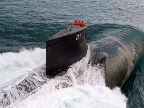 on lanh voi tau ngam lop seawolf cua my