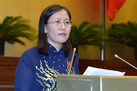 Chủ nhiệm Uỷ ban Tư pháp của Quốc hội Lê Thị Nga chua dat muc tieu tung buoc ngan chan day lui tham nhung