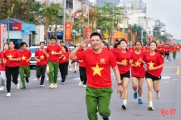 Hơn 3.000 người dân Hà Tĩnh tham gia Ngày chạy Olympic 2026