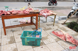 Thu giữ 116kg thịt lợn không rõ nguồn gốc xuất xứ