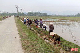 Các địa phương Hà Tĩnh ra quân xây dựng nông thôn mới