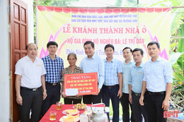 Đức Thọ nâng cấp, xây mới 205 nhà ở cho hộ nghèo, gia đình có công