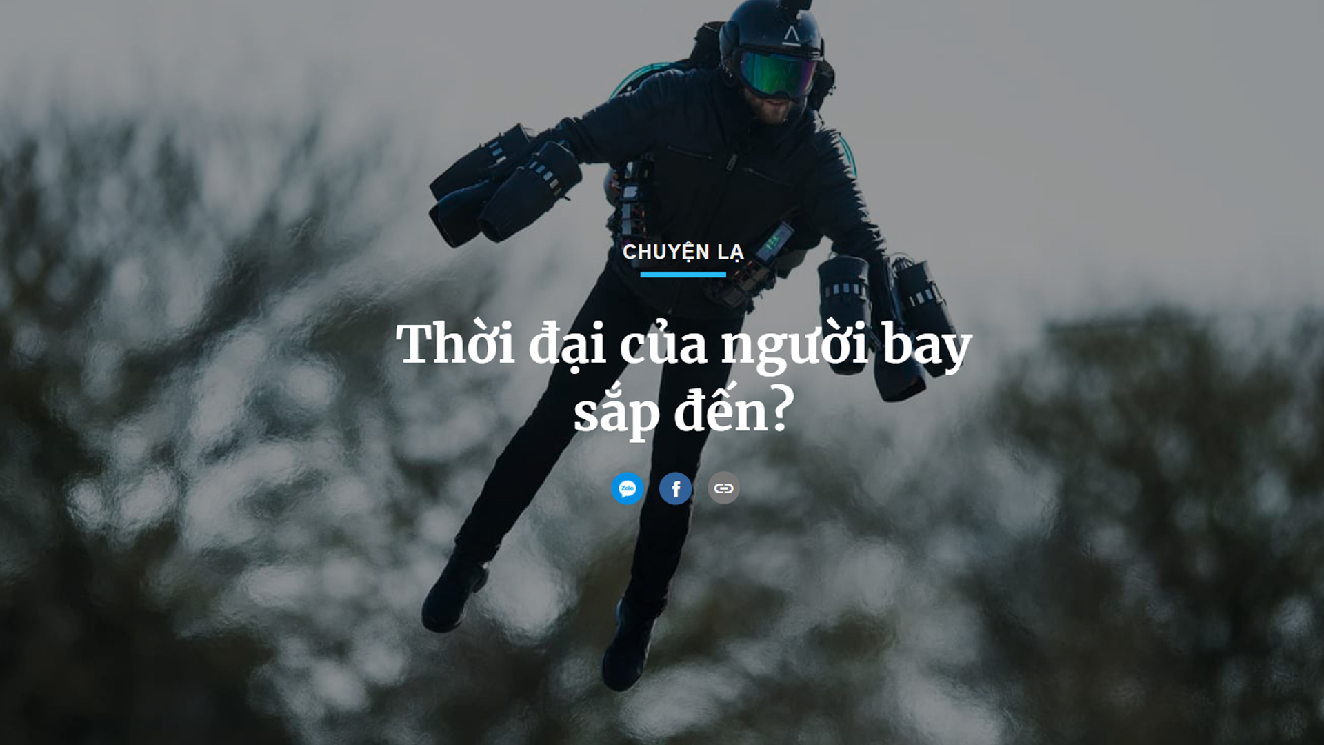 Thời đại của người bay sắp đến?