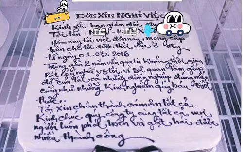 nhung la don xin nghi viec chat nhat viet nam