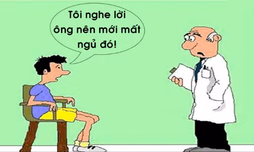 mat ngu vi nghe loi bac si