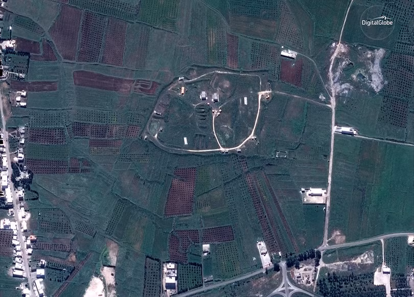 syria truoc va sau cuoc khong kich cua lien quan my qua hinh anh ve tinh