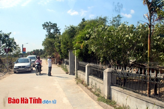 Tập trung xây dựng nông thôn mới là một trọng những nhiệm vụ trọng tâm của huyện Thạch Hà trong nhiệm kỳ 2015-2020.