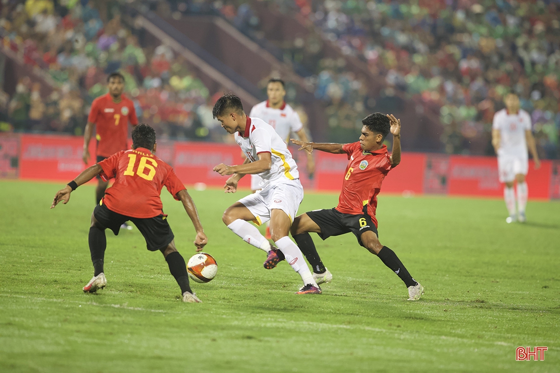 Những hình ảnh ấn tượng trong trận thắng của U23 Việt Nam trước Đông Timor