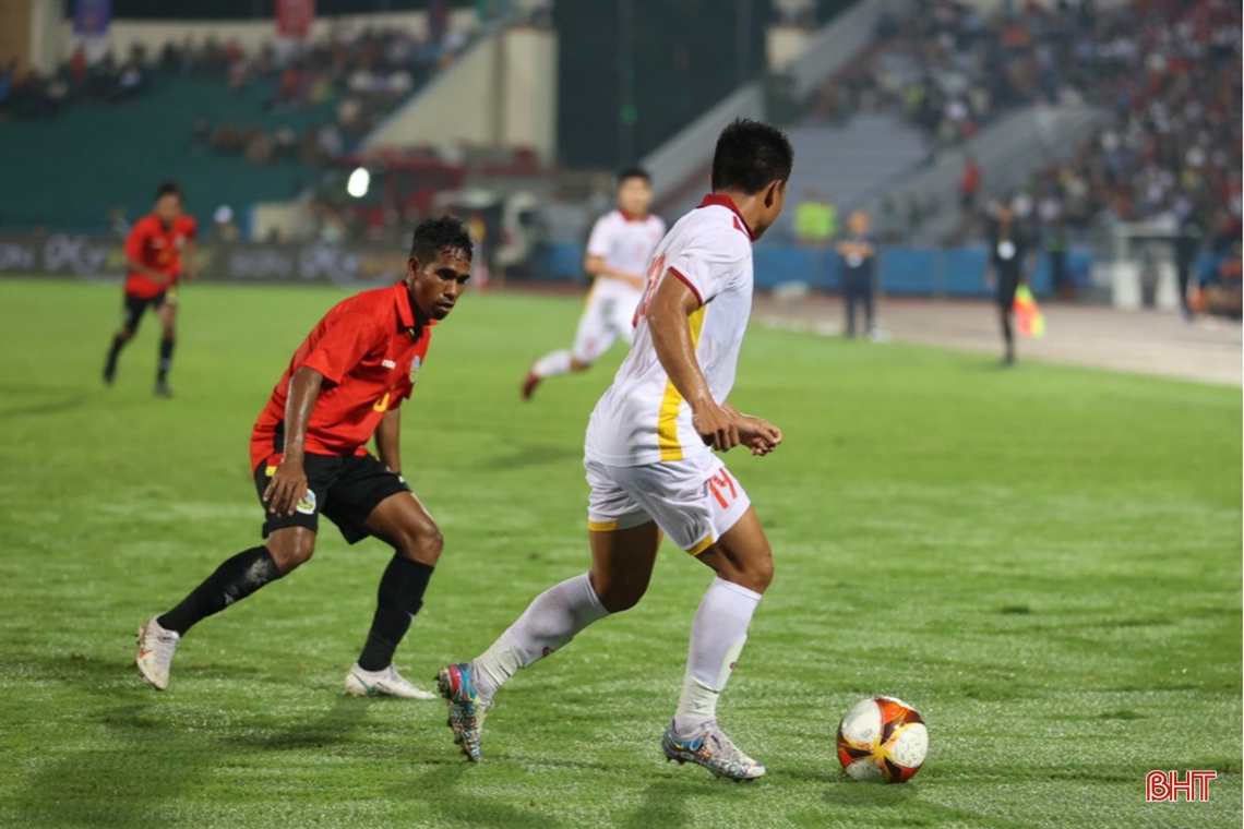 Những hình ảnh ấn tượng trong trận thắng của U23 Việt Nam trước Đông Timor