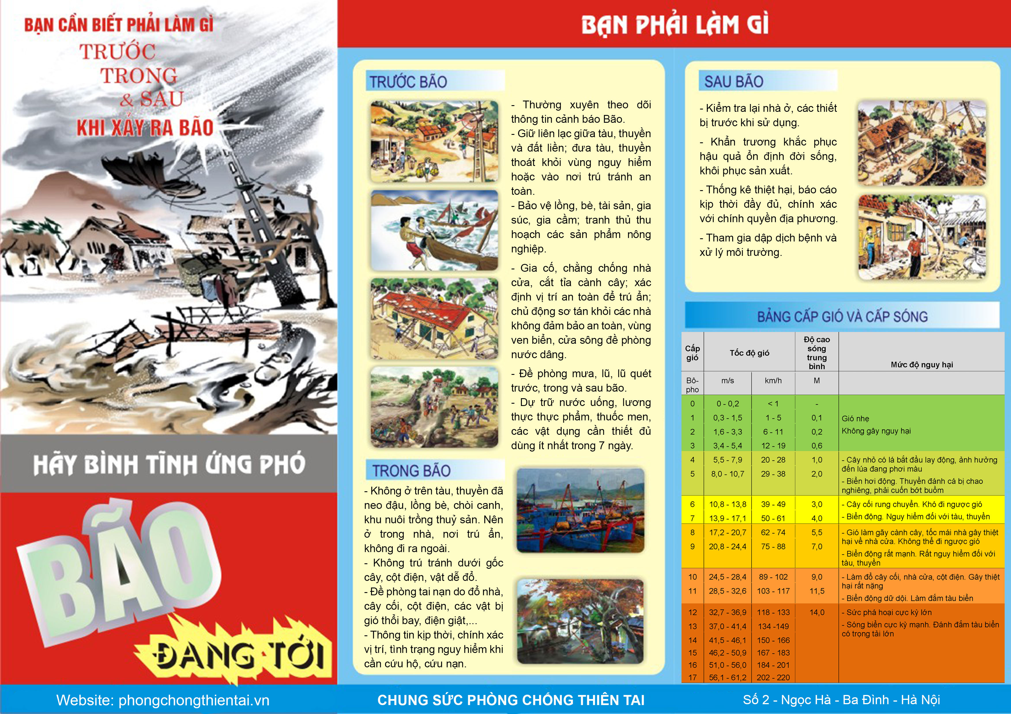 Hướng dẫn khẩn cấp phòng chống bão số 9 và mưa lũ