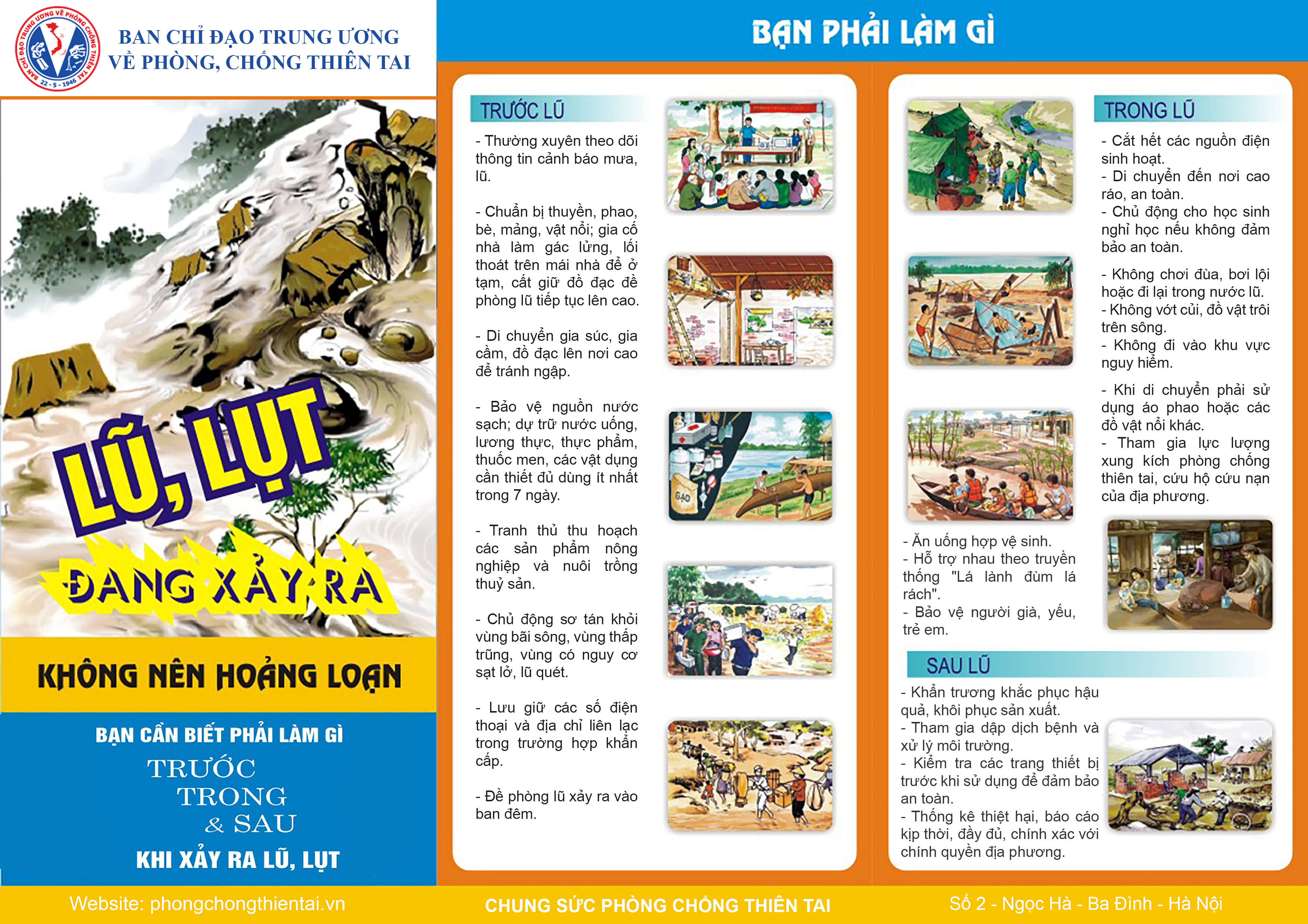 Hướng dẫn khẩn cấp phòng chống bão số 9 và mưa lũ