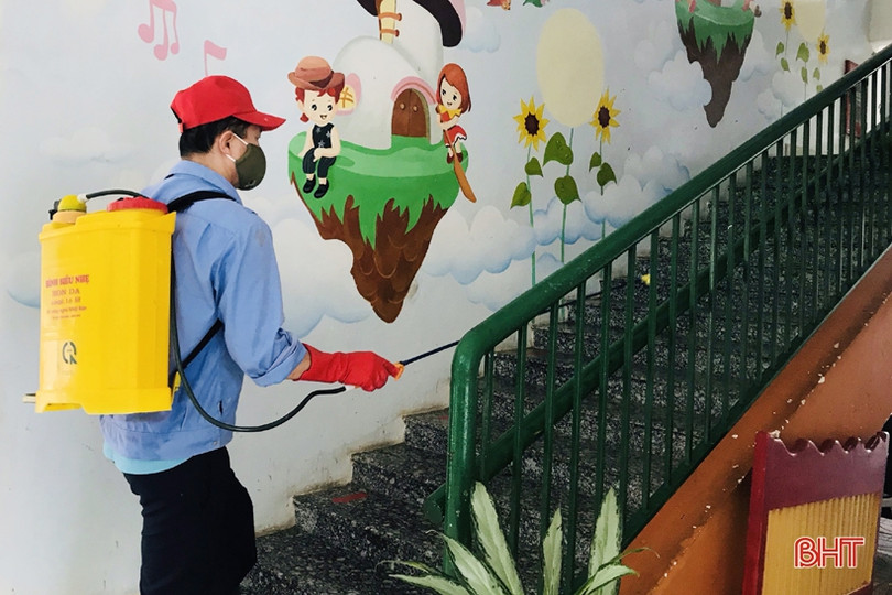 Cô giáo trường Mầm non Trí Đức bám trường trong mùa dịch ảnh 2 Cô giáo trường Mầm non Trí Đức bám trường trong mùa dịch