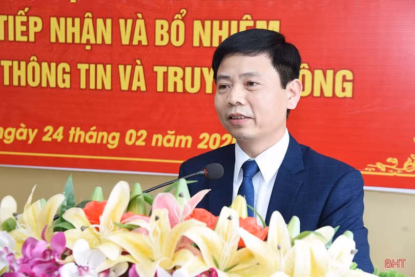 Phó Tổng Biên tập Báo Hà Tĩnh giữ chức Giám đốc Sở Thông tin & Truyền thông