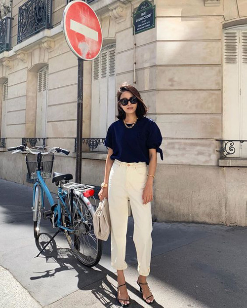 Phối đồ dạo phố theo style tối giản