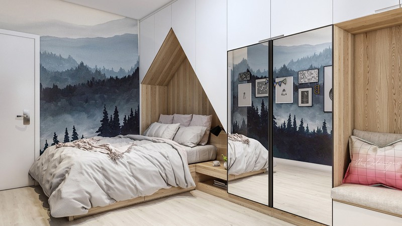 nhà 80m2 sắp xếp tiện nghi khiến nhiều người ao ước hình 11 Nhà 80 mét vuông sắp xếp tiện nghi khiến nhiều người ao ước