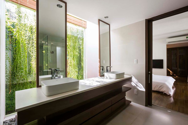 Mang thiên nhiên trải dài trong mỗi góc nhà