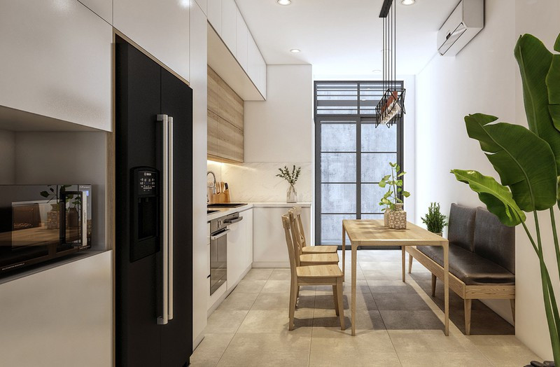 nhà 80m2 sắp xếp tiện nghi khiến nhiều người ao ước hình 6 Nhà 80 mét vuông sắp xếp tiện nghi khiến nhiều người ao ước