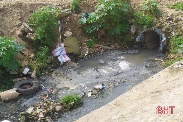 Đau đầu bài toán xử lý nước thải sinh hoạt ở xã vùng biển cửa Hà Tĩnh