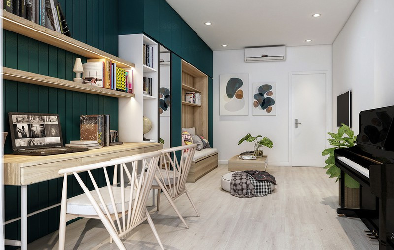 nhà 80m2 sắp xếp tiện nghi khiến nhiều người ao ước hình 8 Nhà 80 mét vuông sắp xếp tiện nghi khiến nhiều người ao ước