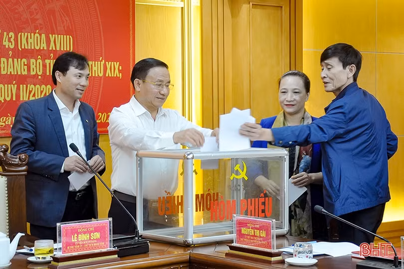 Ban Chấp hành Đảng bộ Hà Tĩnh bầu bổ sung 2 ủy viên Ủy ban Kiểm tra Tỉnh ủy