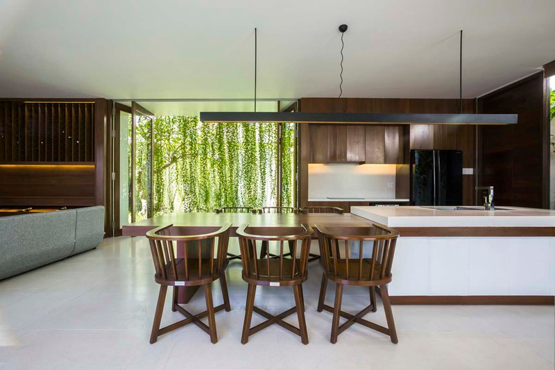 Mang thiên nhiên trải dài trong mỗi góc nhà