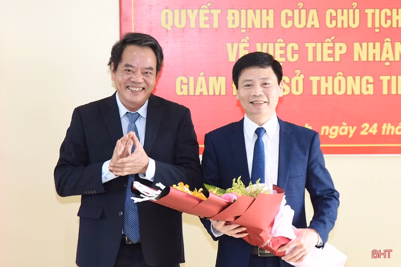 Phó Tổng Biên tập Báo Hà Tĩnh giữ chức Giám đốc Sở Thông tin & Truyền thông