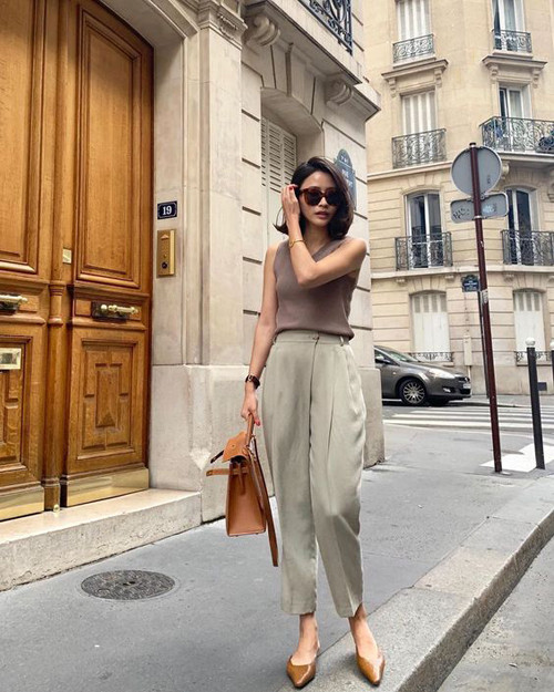 Phối đồ dạo phố theo style tối giản