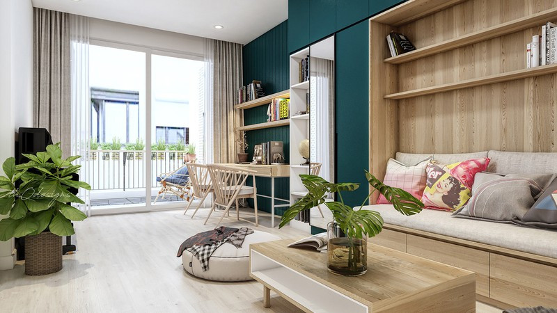 nhà 80m2 sắp xếp tiện nghi khiến nhiều người ao ước hình 9 Nhà 80 mét vuông sắp xếp tiện nghi khiến nhiều người ao ước